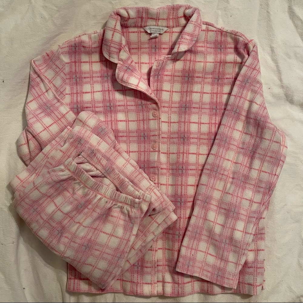 Charter Club Intimates Fleece Set - Picture 4 of 4